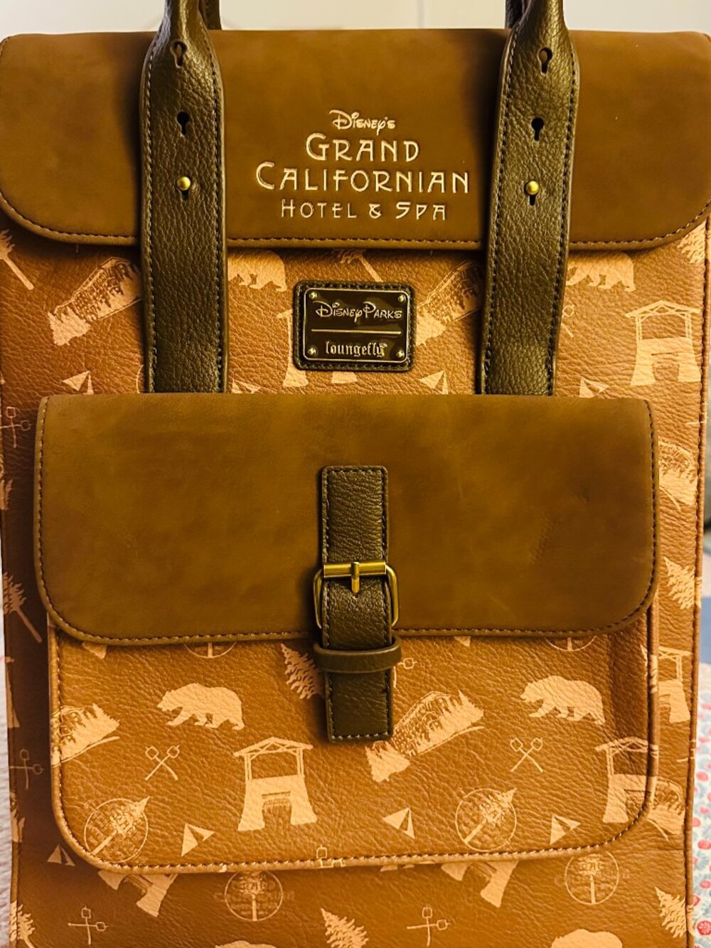 NWOT Disney Parks Loungefly Grand Californian Hotel & Spa Backpack